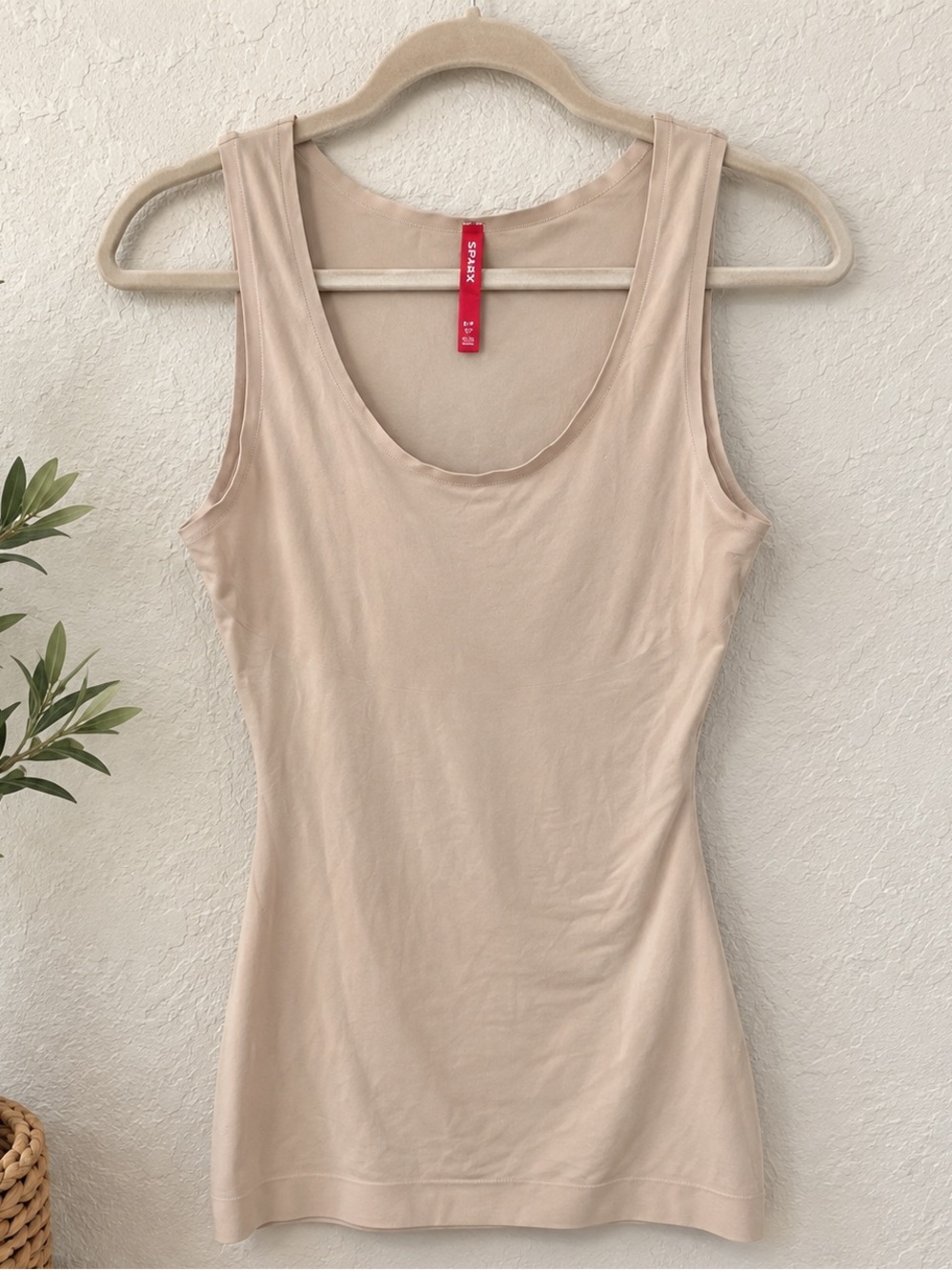 Spanks beige shape wear tank a